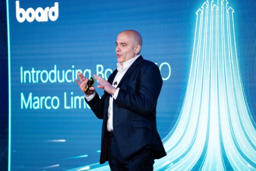 Board CEO, Marco Limena, speaks at the Board Beyond conference in 2023